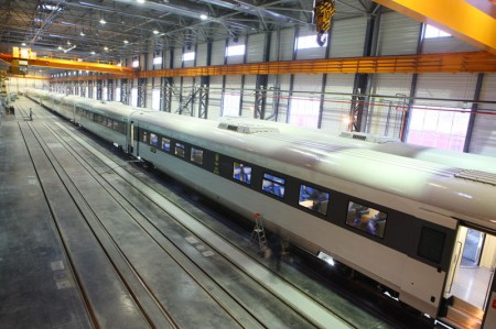 Завершились испытания скоростного поезда, созданного в Кременчуге (ФОТО)