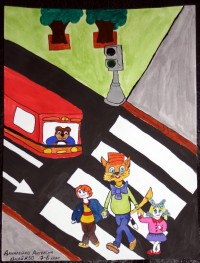 Безопасность дорожного движения глазами детей (ФОТО)