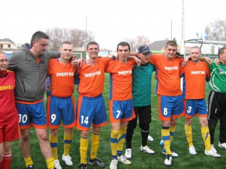 В Кременчуге прошел футбольный турнир между сотрудниками компании «Данон»