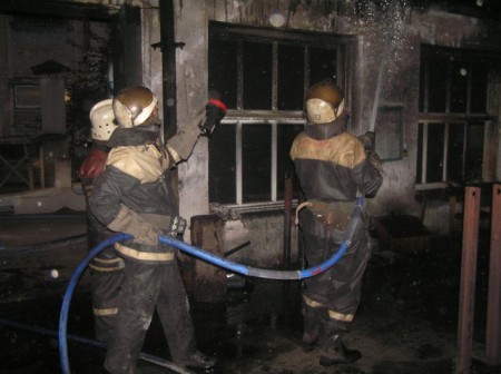 На кременчугском ремонтно-механическом заводе горел сборочный участок