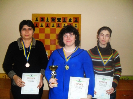 Галина Пустовая – победительница чемпионата Кременчуга по шахматам