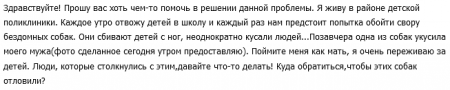 Куда обращаться в Кременчуге, если вас терроризируют бродячие собаки