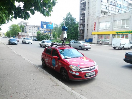 В Кременчуге замечен "Гугломобиль"