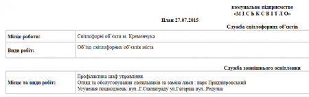 Вот чем будут заниматься в Кременчуге 27 июля коммунальные службы