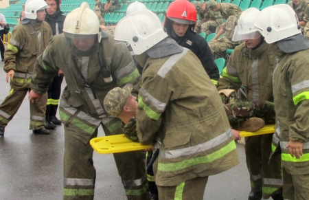 У Полтаві на стадіоні «Ворскла» «стався теракт»