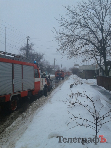 В Кременчуге сгорела баня "Берлога"