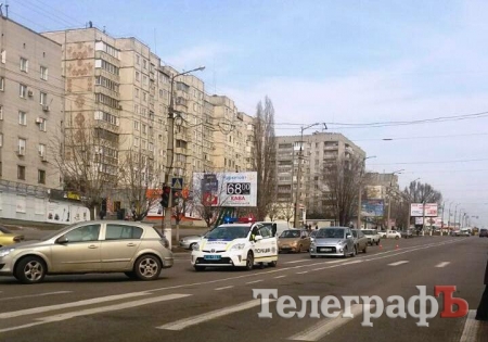 В Кременчуге патрульная полиция слегка напрягла водителей…