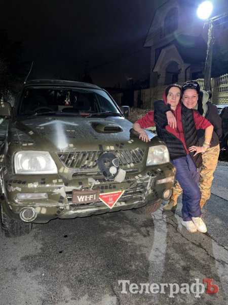 Одна з автівок, яку переганяли